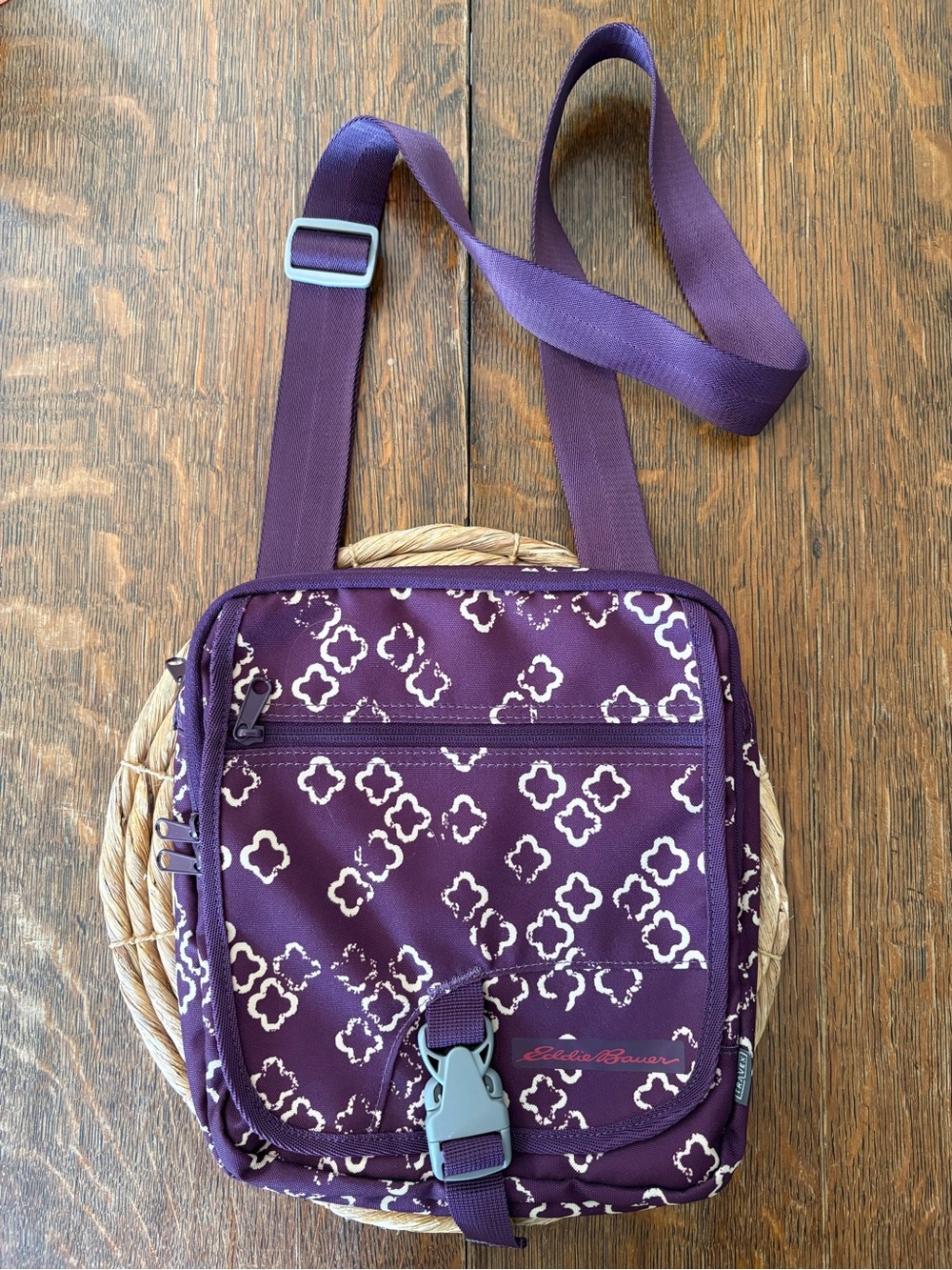 Eddie Bauer Travex Travel Tech crossbody messenger bag.